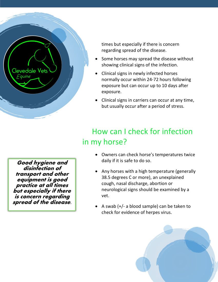 Equine Herpes Virus (EHV) 3